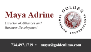 Golden Limousine Maya Adrine Front