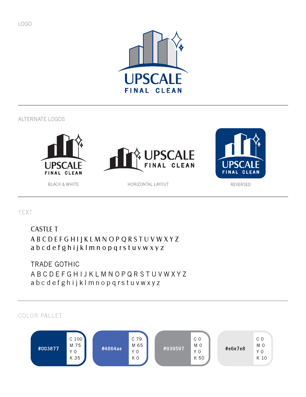 Upscale Clean Brand Sheet