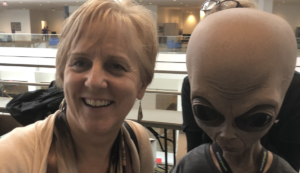 Tina with Alien Event